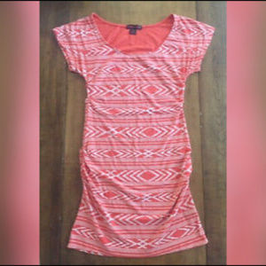 ROCK & ROLL COWGIRL BODY CON SIDE RUCHED DRESS S